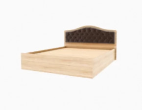 Кровать Дели  (1.4) с мягким изголовьем велюр шоколад/карамель в Тюмени - mebel-tymen.ru | фото