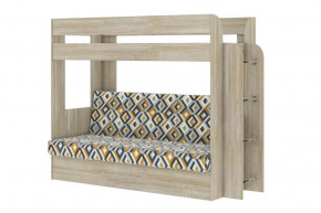 Кровать детская двухъярусная Карамель 75 Дуб Сонома ESCADA OCHRA в Тюмени - mebel-tymen.ru | фото