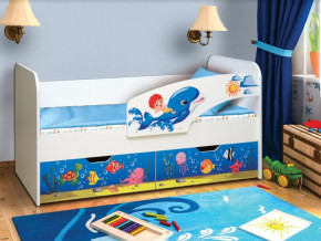 Кровать детская с фотопечатью Дельфин в Тюмени - mebel-tymen.ru | фото