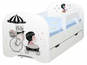 Кровать детская с фотопечатью с 1 ящиком Мечтательная девочка в Тюмени - mebel-tymen.ru | фото