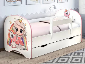 Кровать детская с фотопечатью с 1 ящиком Принцесса в Тюмени - mebel-tymen.ru | фото