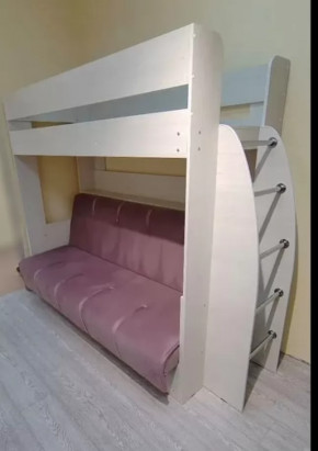 Кровать-диван "Омега 17" ясень анкор светлый/ seven 006 () в Тюмени - mebel-tymen.ru | фото