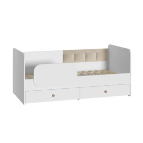 Кровать Джастин 11.55 с бортиком 17.51 и с накладкой-карманом в Тюмени - mebel-tymen.ru | фото