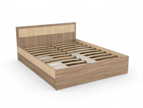 Кровать Дуэт Люкс 1400 в цвете Шимо темный/светлый в Тюмени - mebel-tymen.ru | фото