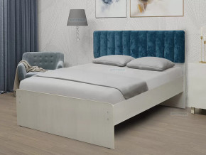 Кровать двойная №10 с мягкой головной спинкой каретная стяжка в Тюмени - mebel-tymen.ru | фото