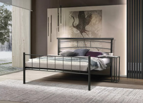 Кровать двойная 42.25 Токио Металл чёрный в Тюмени - mebel-tymen.ru | фото