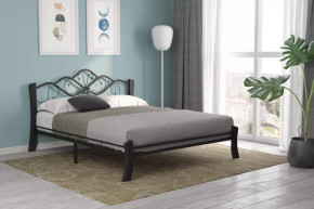 Кровать двойная 42.50 Антея Металл черный в Тюмени - mebel-tymen.ru | фото