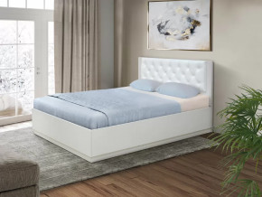 Кровать двойная с мягкой головной спинкой Венеция 12.3 1400х2000 мм в Тюмени - mebel-tymen.ru | фото