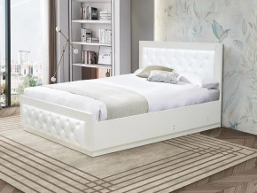 Кровать двойная с подъемным механизмом с мягкой головной и ножной спинкой Венеция 13.1 в Тюмени - mebel-tymen.ru | фото