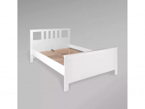 Кровать двойная Сага 140х200 белая в Тюмени - mebel-tymen.ru | фото