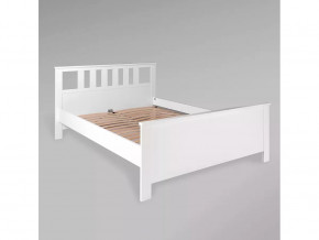 Кровать двойная Сага 160х200 белая в Тюмени - mebel-tymen.ru | фото