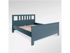 Кровать двойная Сага 160х200 темно-бирюзовая в Тюмени - mebel-tymen.ru | фото