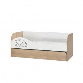 Кровать двухуровневая Левая Кот № 900.1 (туя светлая/белый) в Тюмени - mebel-tymen.ru | фото