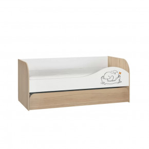 Кровать двухуровневая Правая Кот № 900.1 (туя светлая/белый) в Тюмени - mebel-tymen.ru | фото