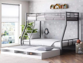 Кровать двухъярусная Гранада-1КВ с выкатной кроватью в Тюмени - mebel-tymen.ru | фото