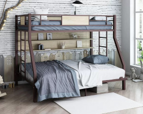 Кровать двухъярусная Гранада-П 140 с полкой в Тюмени - mebel-tymen.ru | фото