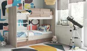 Кровать двухъярусная Тетрис щиты Техномебель в Тюмени - mebel-tymen.ru | фото