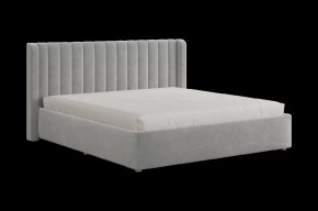 Кровать Ева 180х200 см галька (велюр) в Тюмени - mebel-tymen.ru | фото