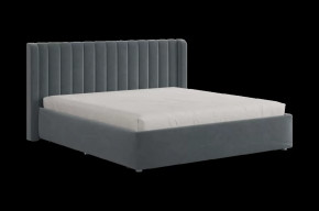 Кровать Ева 180х200 см графит (велюр) в Тюмени - mebel-tymen.ru | фото