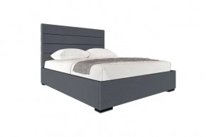 Кровать Гранда с ортопедическим основанием стандарт 1800 вариант 1, Альба темно-серый в Тюмени - mebel-tymen.ru | фото
