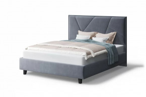 Кровать Ингрид, 1600*2000 мм, на опорах, серый в Тюмени - mebel-tymen.ru | фото