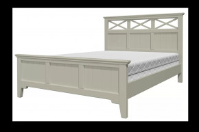 Кровать из массива Грация-5 фисташковый с ортопедическим основанием в Тюмени - mebel-tymen.ru | фото