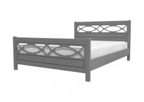 Кровать из массива "Лоренса" (антрацит) с ортопедическим основанием в Тюмени - mebel-tymen.ru | фото