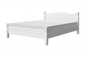 Кровать из массива Мюнхен Белый античный с ортопедическим основанием в Тюмени - mebel-tymen.ru | фото