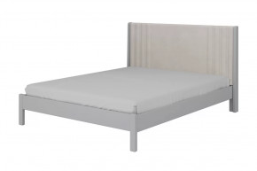 Кровать из массива Нортан Антрацит/серый шелк с ортопедическим основанием в Тюмени - mebel-tymen.ru | фото