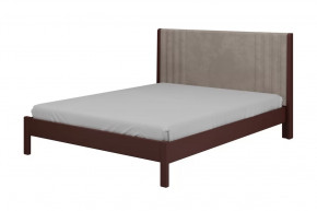 Кровать из массива Нортан Орех/светло-серый с ортопедическим основанием в Тюмени - mebel-tymen.ru | фото