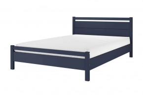 Кровать из массива Вероника-1 Темный лазурный с ортопедическим основанием в Тюмени - mebel-tymen.ru | фото
