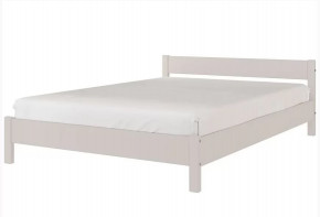 Кровать из массива Эби Льняной с ортопедическим основанием в Тюмени - mebel-tymen.ru | фото