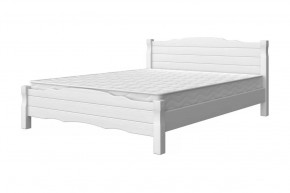 Кровать из массива Эрден Белый античный с ортопедическим основанием в Тюмени - mebel-tymen.ru | фото