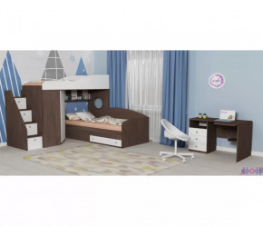 Кровать Кадет-2 с универсальной лестницей Ярофф в Тюмени - mebel-tymen.ru | фото