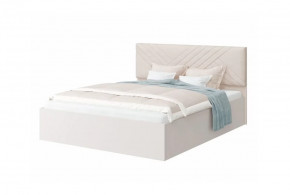 Кровать Кашемир с мягким изголовьем, 1800*2000 мм, велюр Нео 02, бежевый/кашемир в Тюмени - mebel-tymen.ru | фото