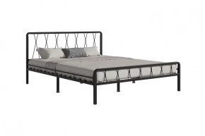 Кровать "Клэр" КМД18  ЧЕРНАЯ (1200*2000) (ножки-черный) в Тюмени - mebel-tymen.ru | фото