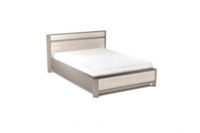 Кровать Лацио, 1400*2000 мм, серый камень, дуб гладстоун белый (без основания) в Тюмени - mebel-tymen.ru | фото