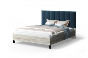 Кровать Лаура с мягким изголовьем, 1400*2000 мм, синий в Тюмени - mebel-tymen.ru | фото