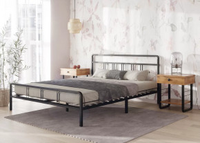 Кровать "Леон" ЧЁРНАЯ (1800*2000) (ножки-чёрные) в Тюмени - mebel-tymen.ru | фото