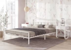 Кровать "Леон" КРЕМОВО-БЕЛАЯ (1800*2000) (ножки-кремово-белый) в Тюмени - mebel-tymen.ru | фото