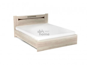 Кровать Мале, дуб галифакс белый 1600*2000 мм (без основания) в Тюмени - mebel-tymen.ru | фото