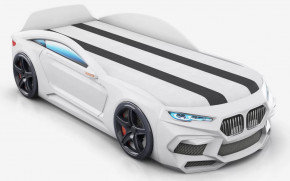 Кровать-машинка ROMEO на ламелях с ЭКО матрасом и подсветкой фар в Тюмени - mebel-tymen.ru | фото