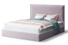 Кровать МИРА 2000*1600мм (без опор), велюр NEO 15 (лиловый), (б/основания, б/матраса) в Тюмени - mebel-tymen.ru | фото