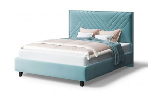 Кровать МИРА 2000*1600мм (на опорах), велюр NEO 22 (бирюзовый), (б/основания, б/матраса) в Тюмени - mebel-tymen.ru | фото
