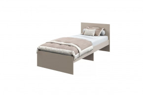Кровать "МОНА" 2000* 900мм, (без матраса), ЛДСП кашемир (ламели) в Тюмени - mebel-tymen.ru | фото
