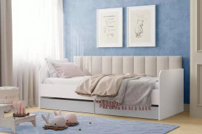 Кровать Морти НМ 041.38 с мягкой спинкой Бали модель 314 в Тюмени - mebel-tymen.ru | фото