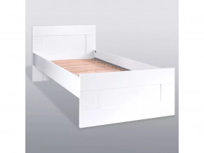 Кровать одинарная 90х200 Сириус белая в Тюмени - mebel-tymen.ru | фото