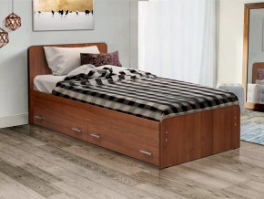 Кровать одинарная на уголках №5 с ящиками Матрица в Тюмени - mebel-tymen.ru | фото