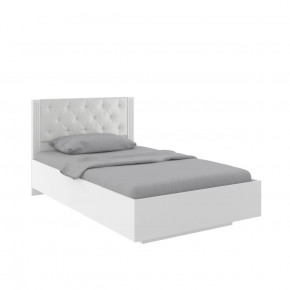 Кровать парящая 1,2 с ПМ и каретной стяжкой "Тиффани" М40 в Тюмени - mebel-tymen.ru | фото