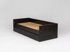 Кровать раздвижная с ящиками 90х200 Сириус Дуб Венге в Тюмени - mebel-tymen.ru | фото